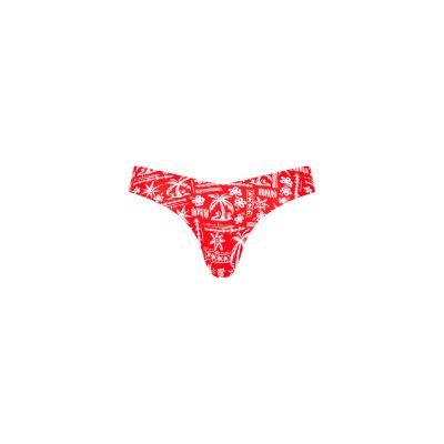 Cheeky V Bikini Bottom - Hula Hibiscus sold by Kulani Kinis