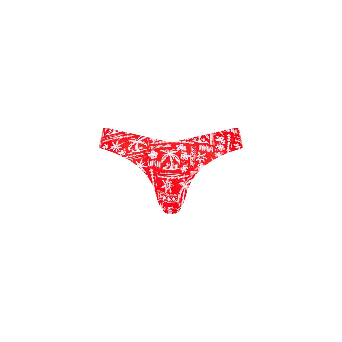 Cheeky V Bikini Bottom - Hula Hibiscus sold by Kulani Kinis