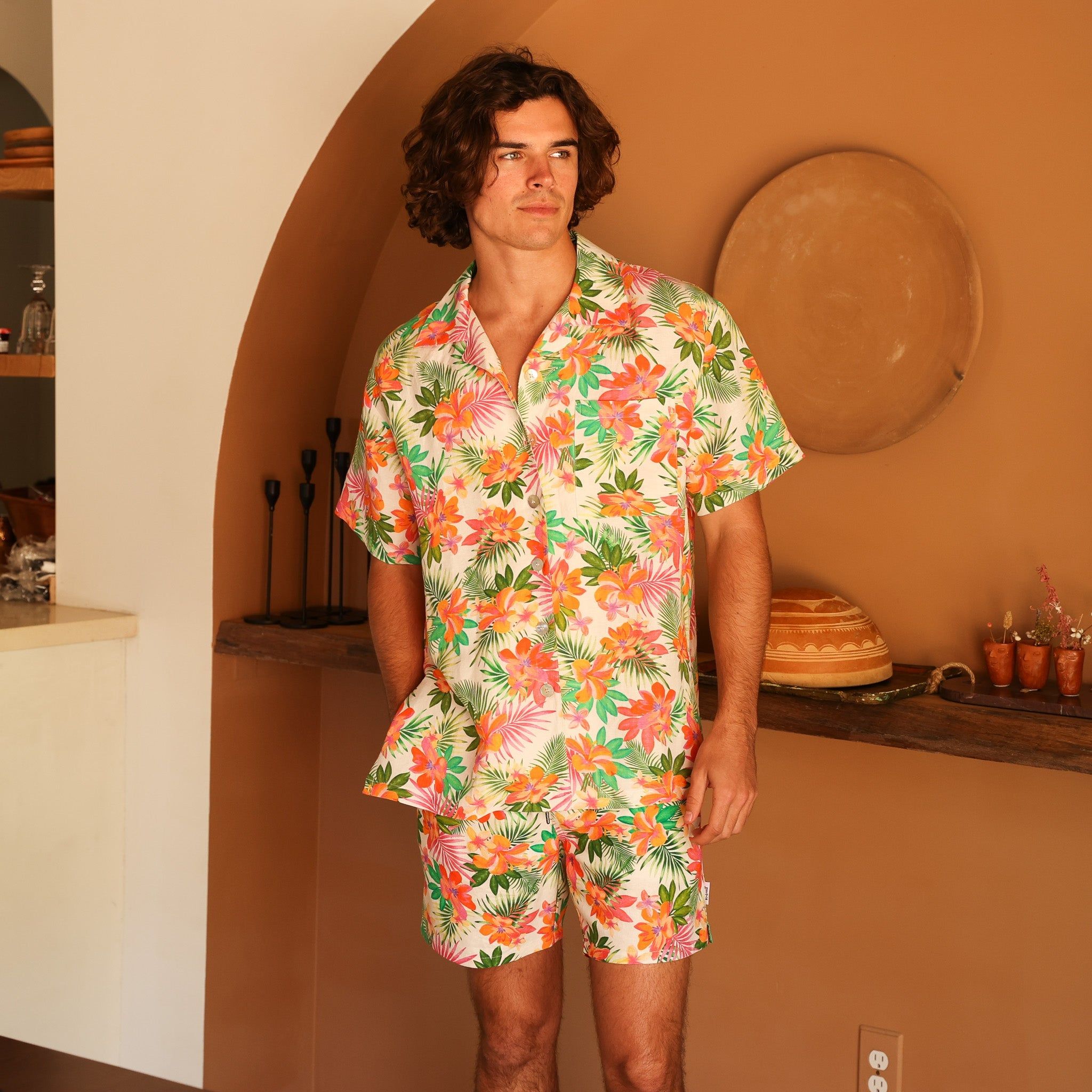 Men's Linen Shorts - Cabo Kiss sold by Kulani Kinis product image thumbnail 4