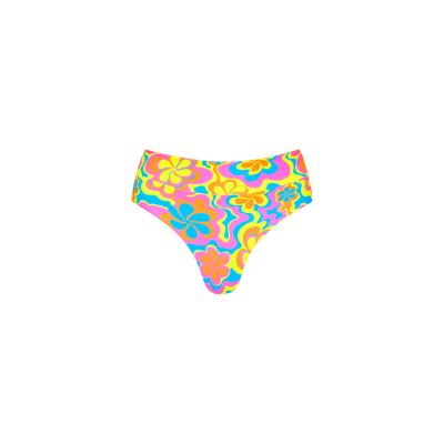 High Waist Cheeky Bikini Bottom - Lovey Dovey sold by Kulani Kinis