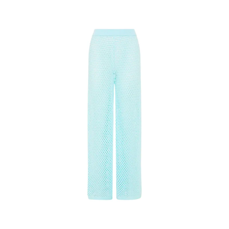 Crochet Knit Pants - Cloud Blue sold by Kulani Kinis