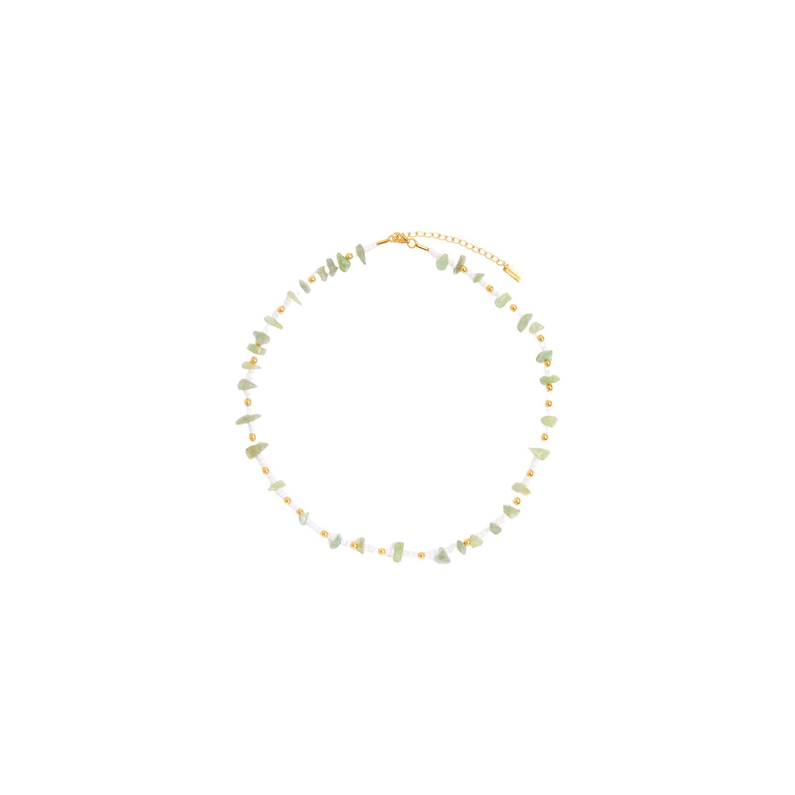 Beaded Gem Necklace - Aventurine sold by Kulani Kinis