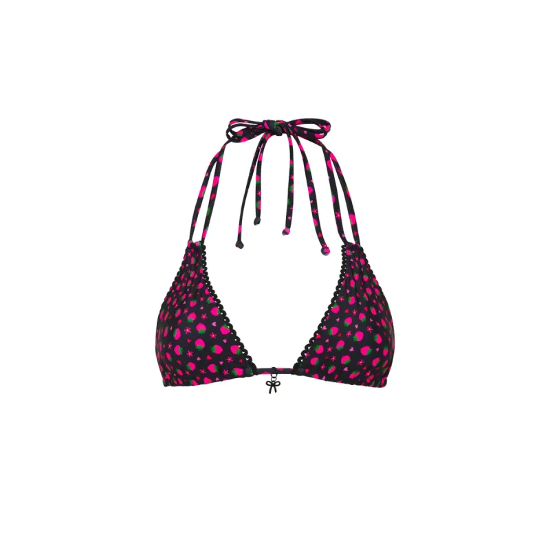 Halter Bralette Bikini Top - Ruby Kisses sold by Kulani Kinis