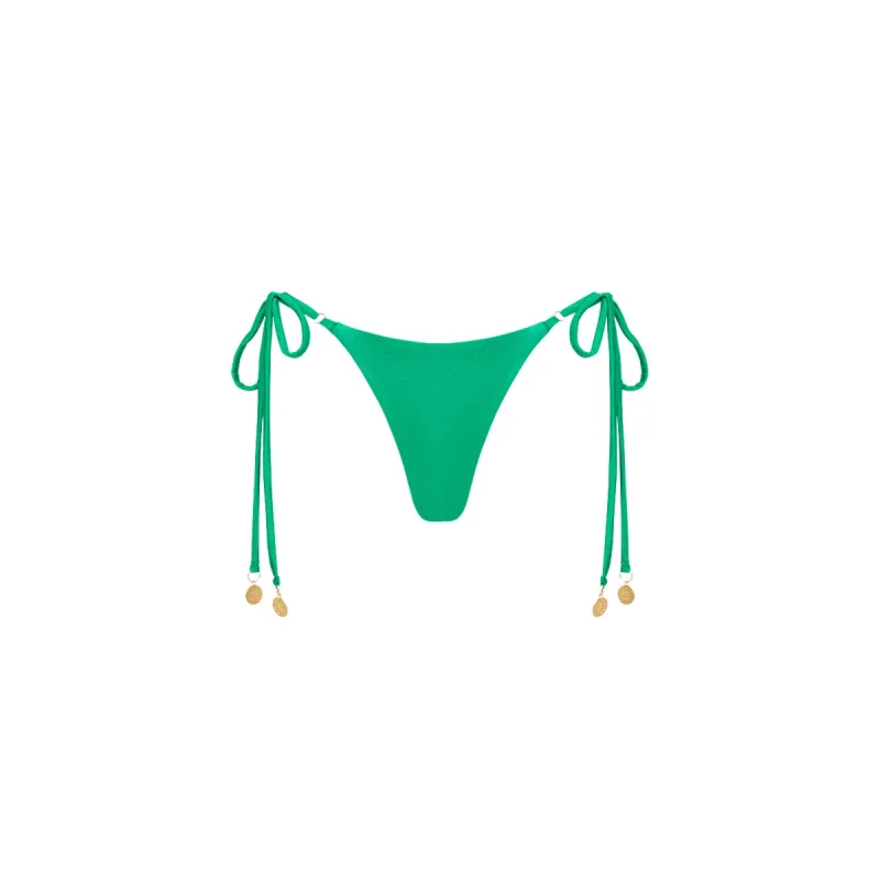 Thong Tie Side Bikini Bottom - Jungle Jewel sold by Kulani Kinis