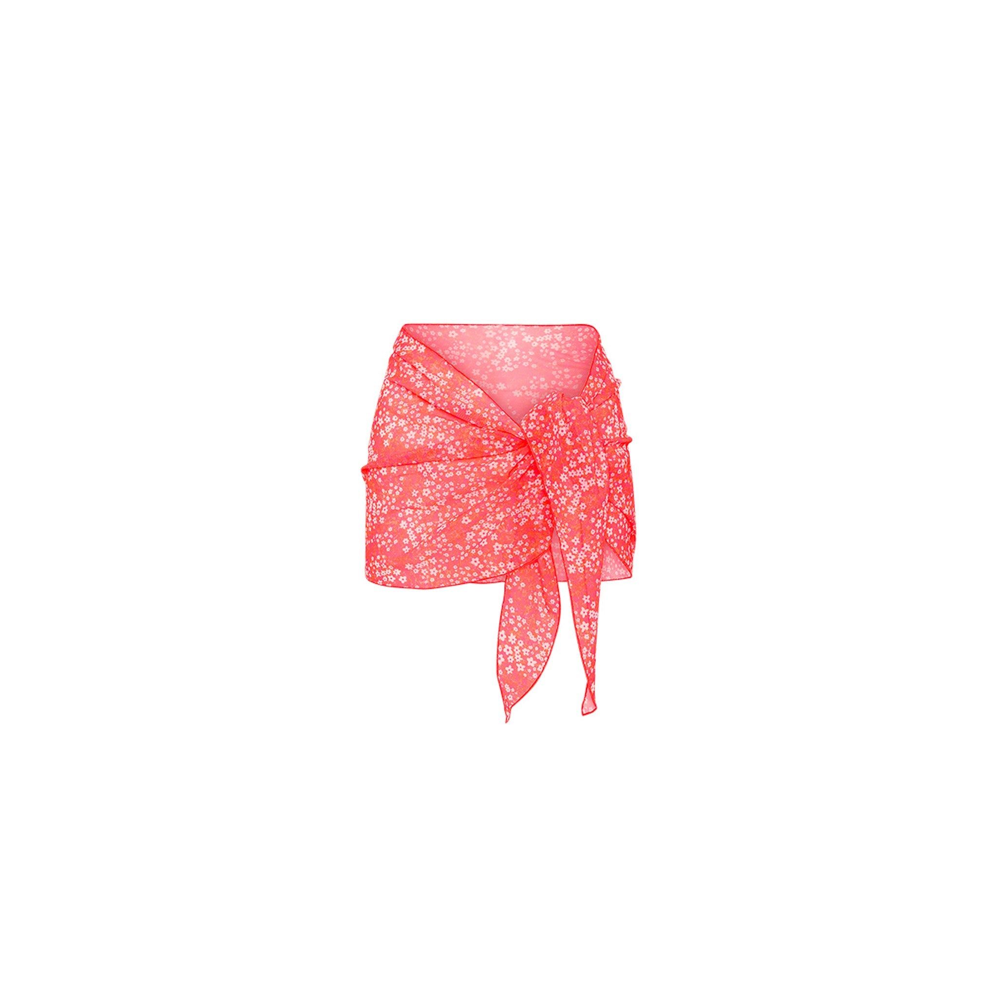 Mini Mesh Sarong - Coral Crush sold by Kulani Kinis