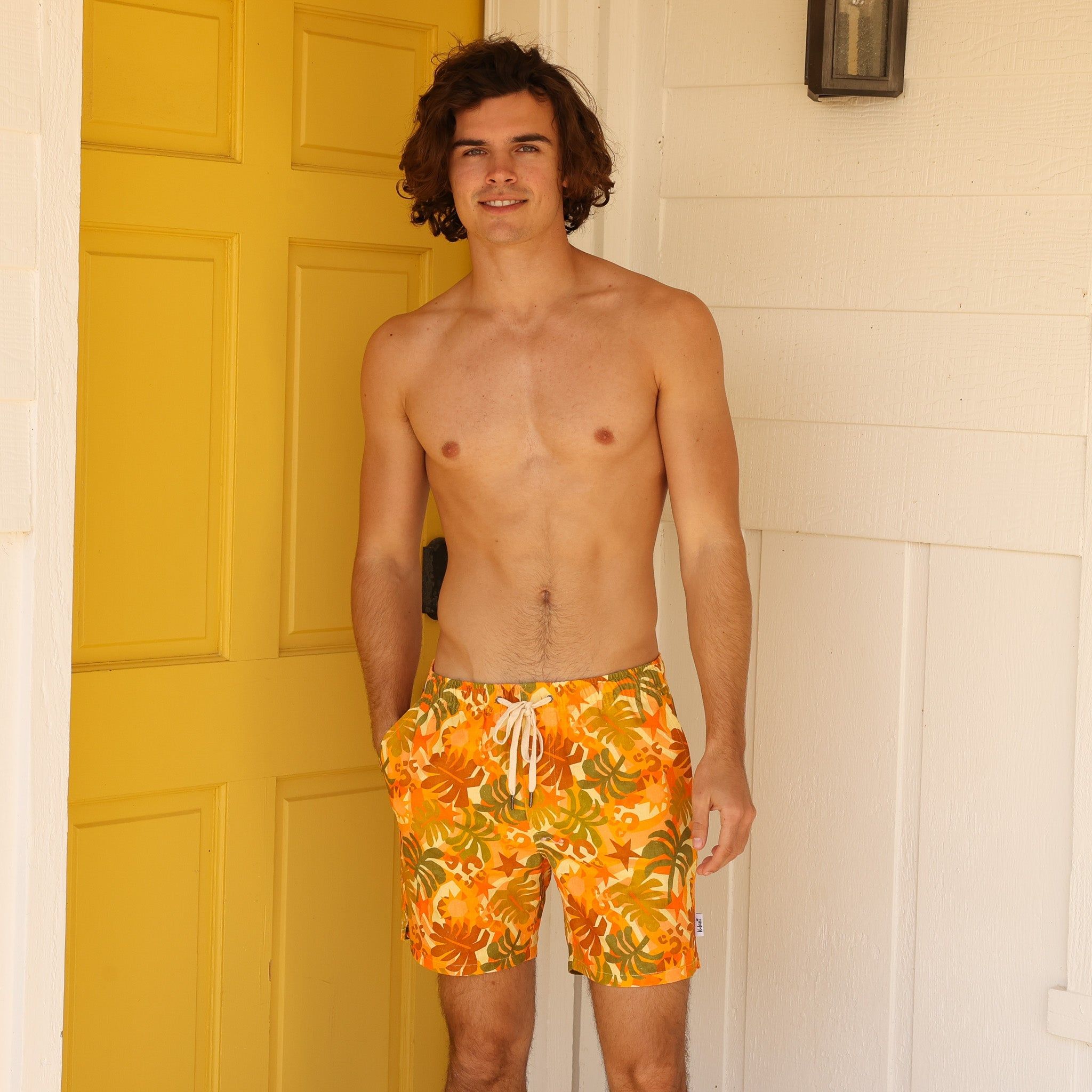 Men's Linen Shorts - Jungle Dreamer sold by Kulani Kinis product image thumbnail 4