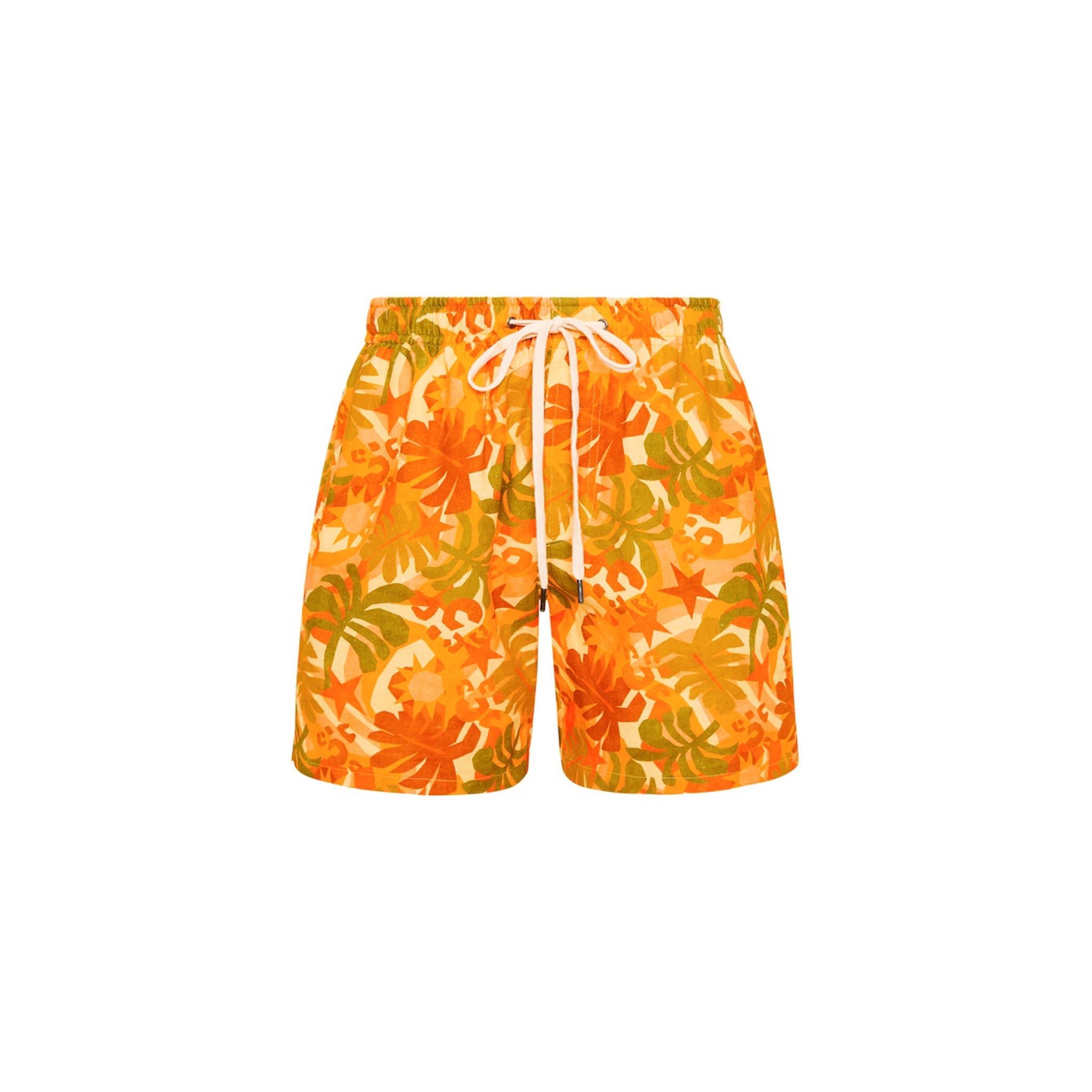 Men's Linen Shorts - Jungle Dreamer sold by Kulani Kinis