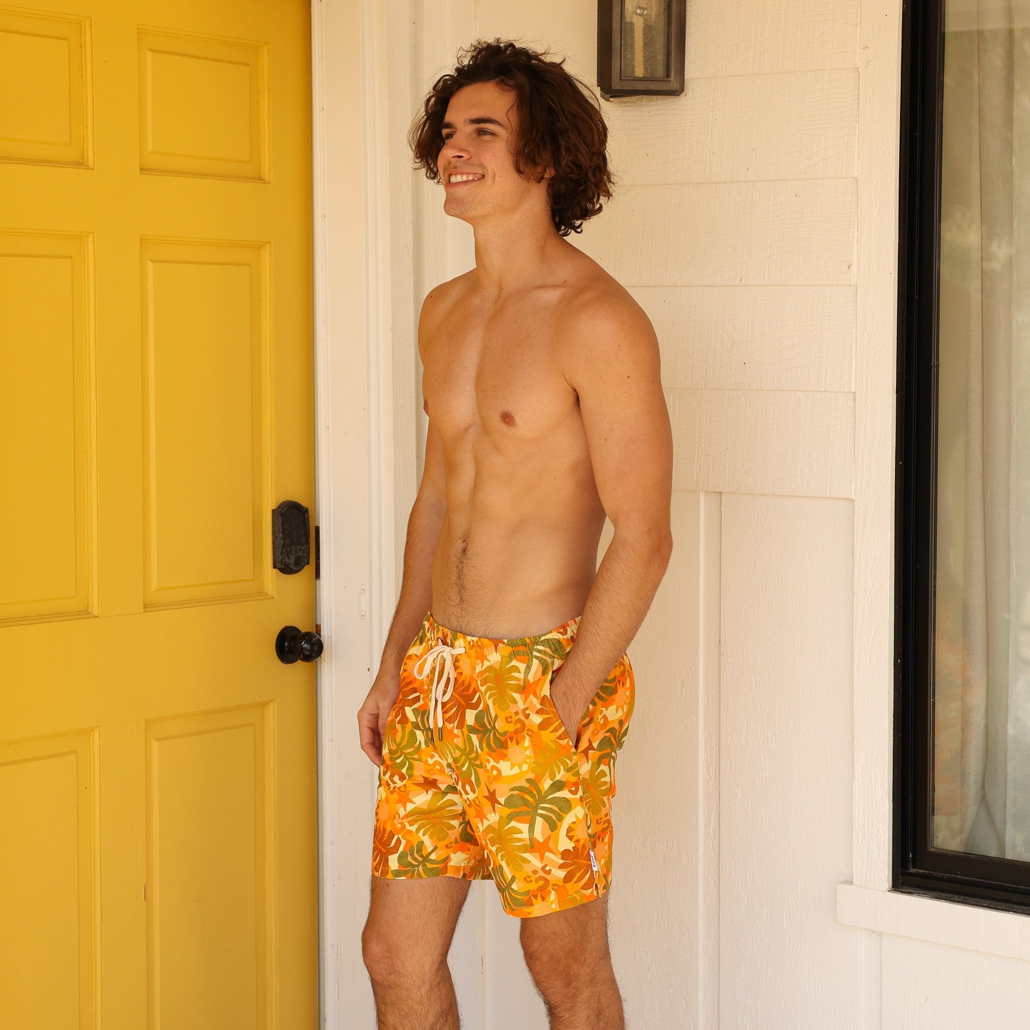 Men's Linen Shorts - Jungle Dreamer sold by Kulani Kinis product image thumbnail 5