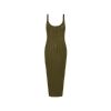 Knit Low-Back Midi Dress - Khaki sold by Kulani Kinis