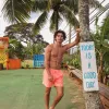 Men's Swim Trunks - Berry Blush sold by Kulani Kinis