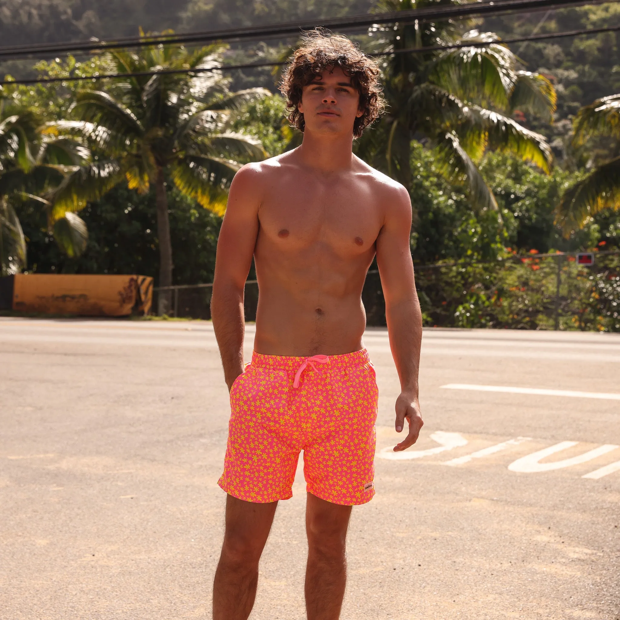 Men's Swim Trunks - Berry Blush sold by Kulani Kinis product image thumbnail 5