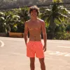 Men's Swim Trunks - Berry Blush sold by Kulani Kinis