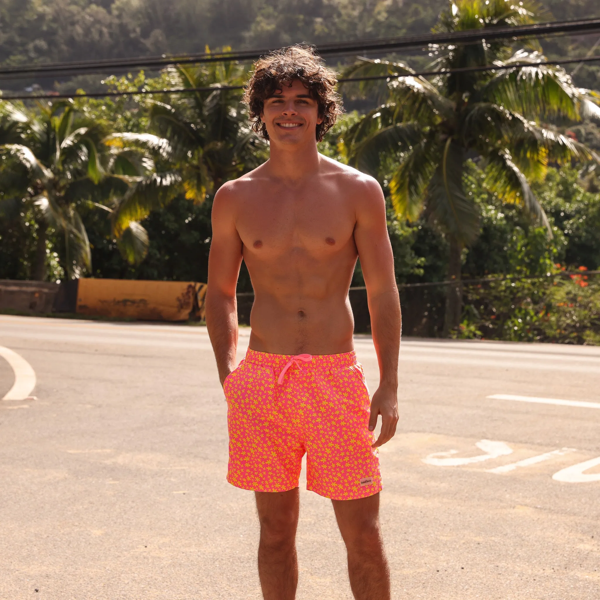 Men's Swim Trunks - Berry Blush sold by Kulani Kinis product image thumbnail 2