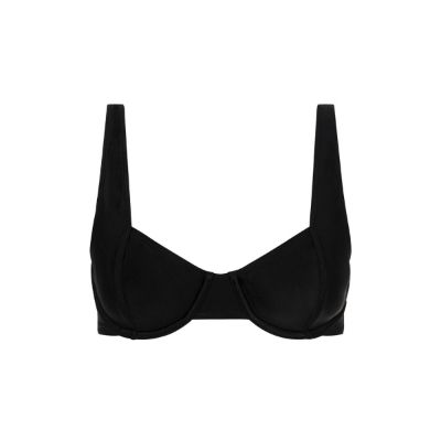 Underwire Bralette Bikini Top - Pitch Black sold by Kulani Kinis