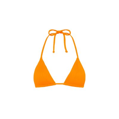 Slide Triangle Bikini Top - Papaya Ribbed sold by Kulani Kinis