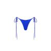 Thong Tie Side Bikini Bottom - Ocean Blue Ribbed sold by Kulani Kinis