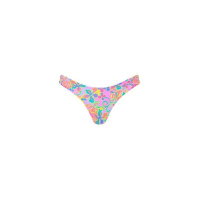 Vintage V Bikini Bottom - Pink Aurora made by Kulani Kinis