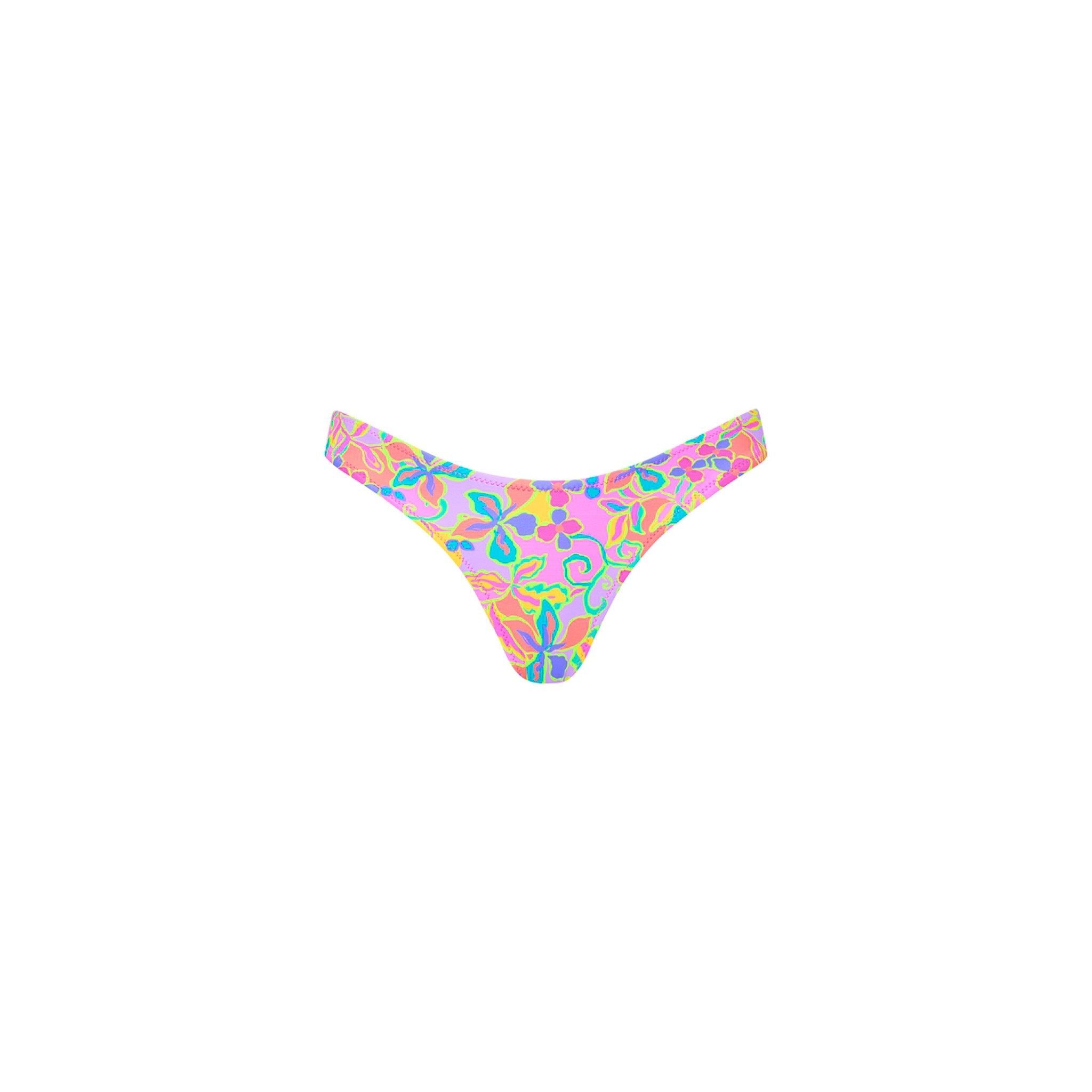 Vintage V Bikini Bottom - Pink Aurora sold by Kulani Kinis