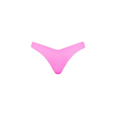 Y Cheeky Bikini Bottom - Bubblegum Pink Ribbed sold by Kulani Kinis