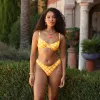 Ditzy Underwire Bra Bikini Top - Lemontini sold by Kulani Kinis