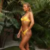 Ditzy Underwire Bra Bikini Top - Lemontini sold by Kulani Kinis