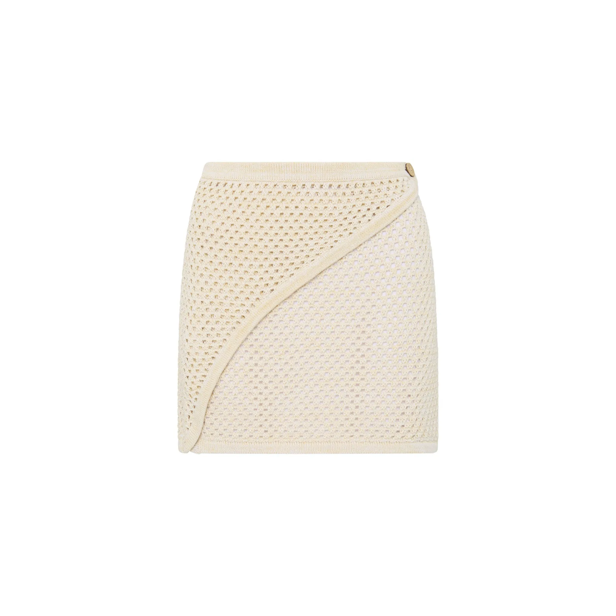Crochet Knit Wrap Skirt - Sand Sparkle sold by Kulani Kinis