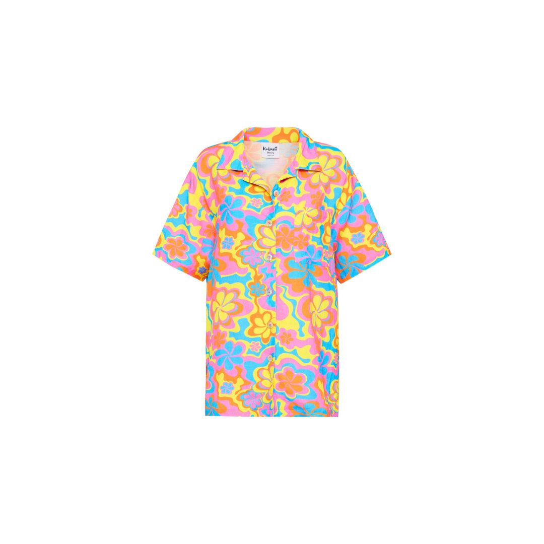 Oversized Linen Shirt - Lovey Dovey sold by Kulani Kinis