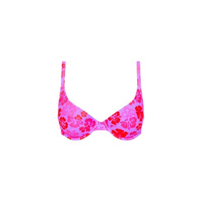 Padded Underwire Bra Bikini Top - Cherry Berry sold by Kulani Kinis