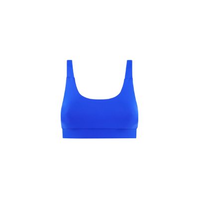 Active Cross Back Crop Top - Ocean Blue sold by Kulani Kinis