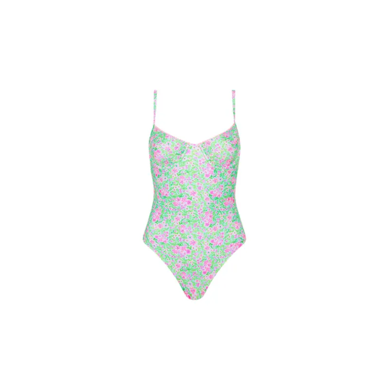Underwire Cheeky One Piece - Sweet Pea | Parallel