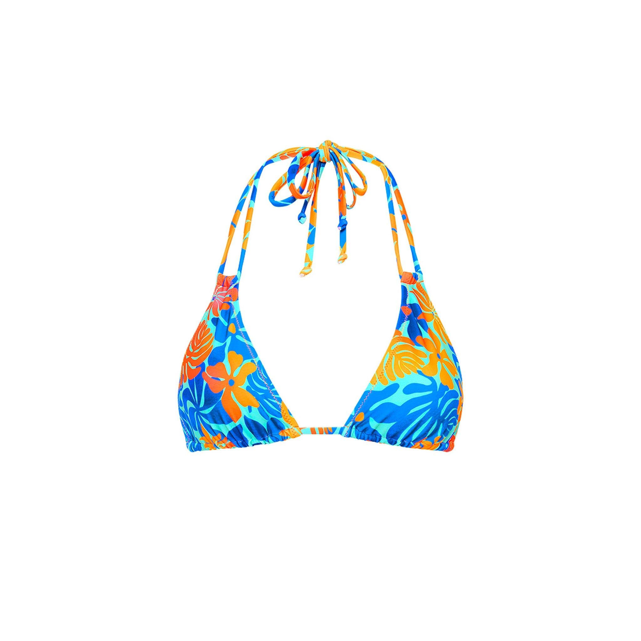 Halter Bralette Bikini Top - Azure sold by Kulani Kinis