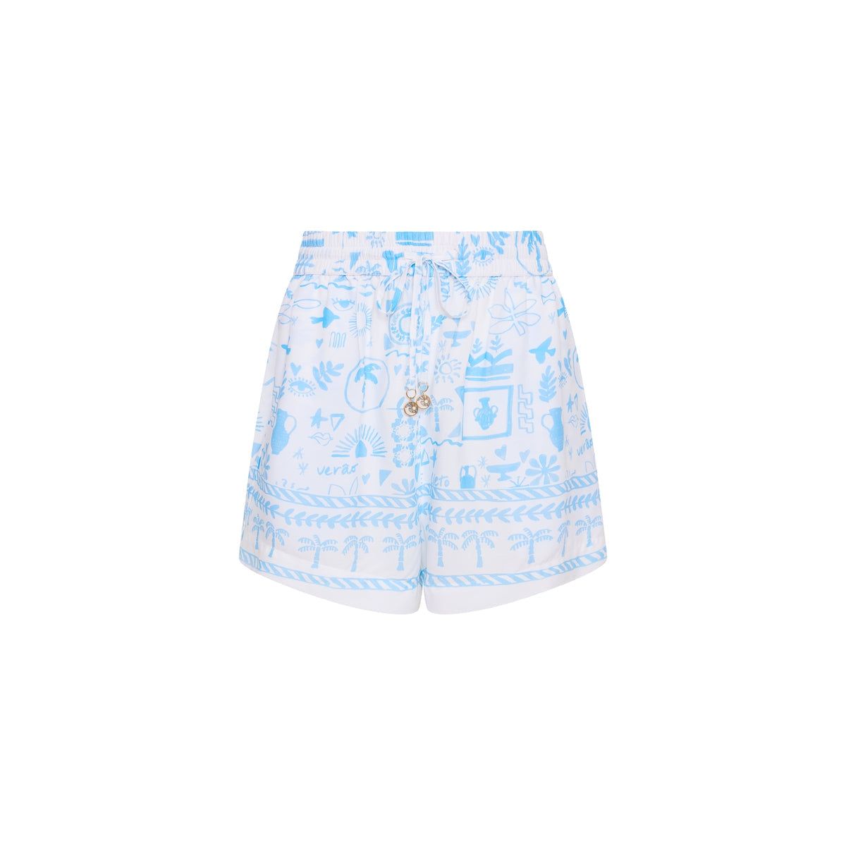 Palazzo Shorts - Cloud Kisses sold by Kulani Kinis