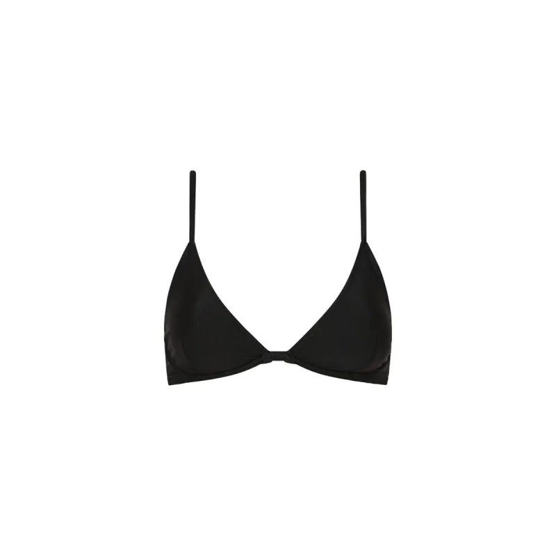 Underwire Triangle B-C Cup Bikini Top - Moonlight Black sold by Kulani Kinis