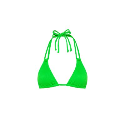 Halter Bralette Bikini Top - Peppermint Ribbed sold by Kulani Kinis