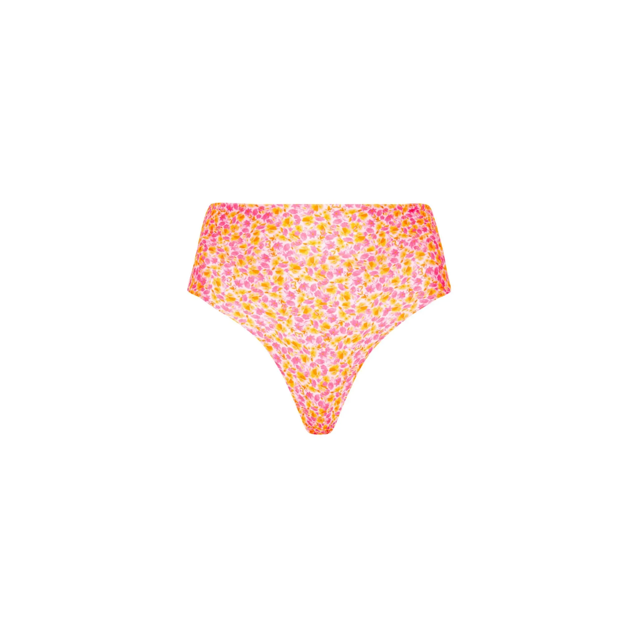 High Hip Cheeky Bikini Bottom - Sherbet Shimmer sold by Kulani Kinis