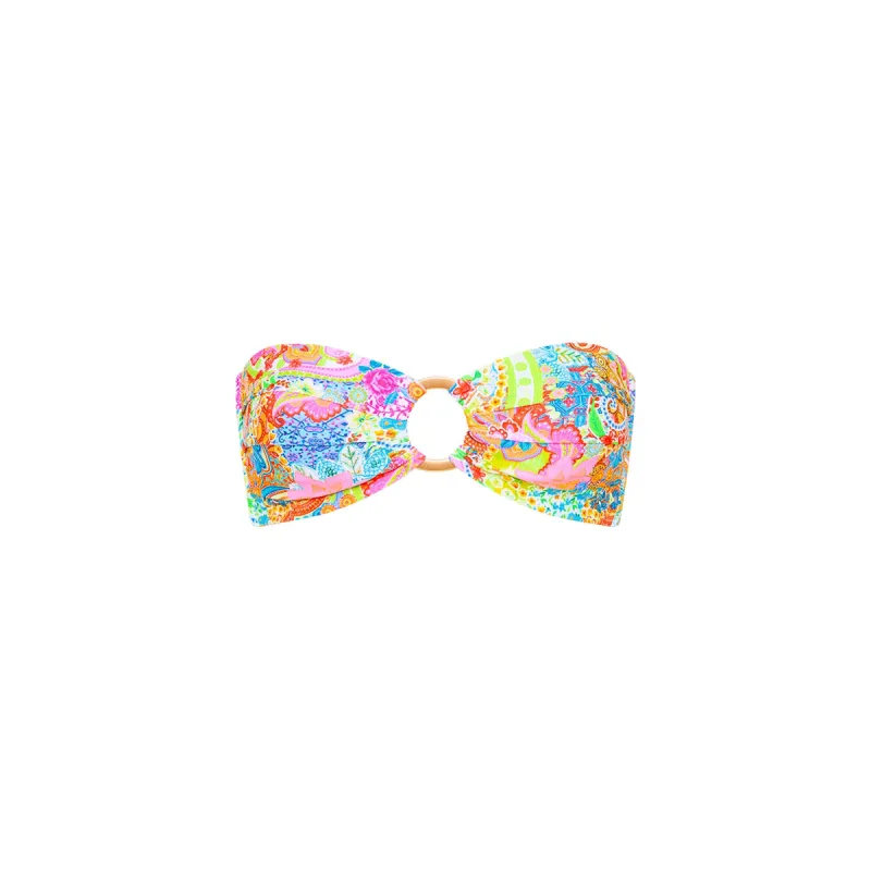 Strapless Bandeau Bikini Top - Dreamscape sold by Kulani Kinis