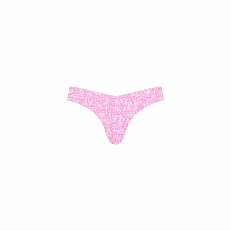Cheeky V Bikini Bottom - Strawberry Milkshake sold by Kulani Kinis