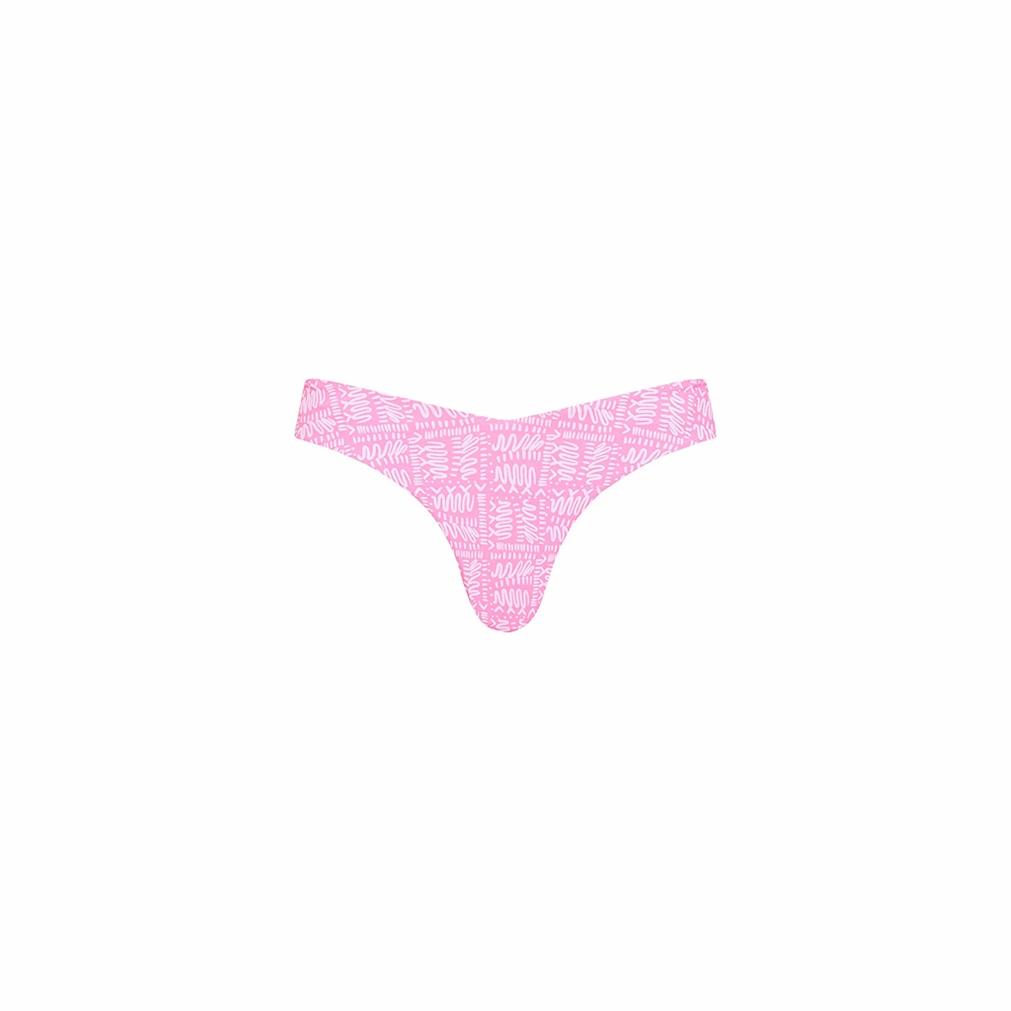 Cheeky V Bikini Bottom - Strawberry Milkshake sold by Kulani Kinis