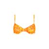 Ditzy Underwire Bra Bikini Top - Tangerine Dreams sold by Kulani Kinis