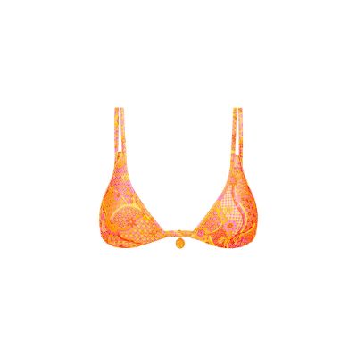 Twin Strap Bralette Bikini Top - Citrus Sunrise sold by Kulani Kinis