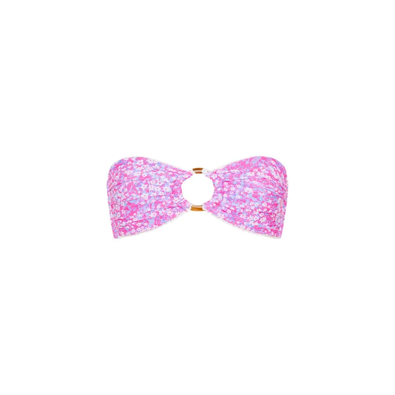 Strapless Bandeau Bikini Top - Grape Spritz sold by Kulani Kinis
