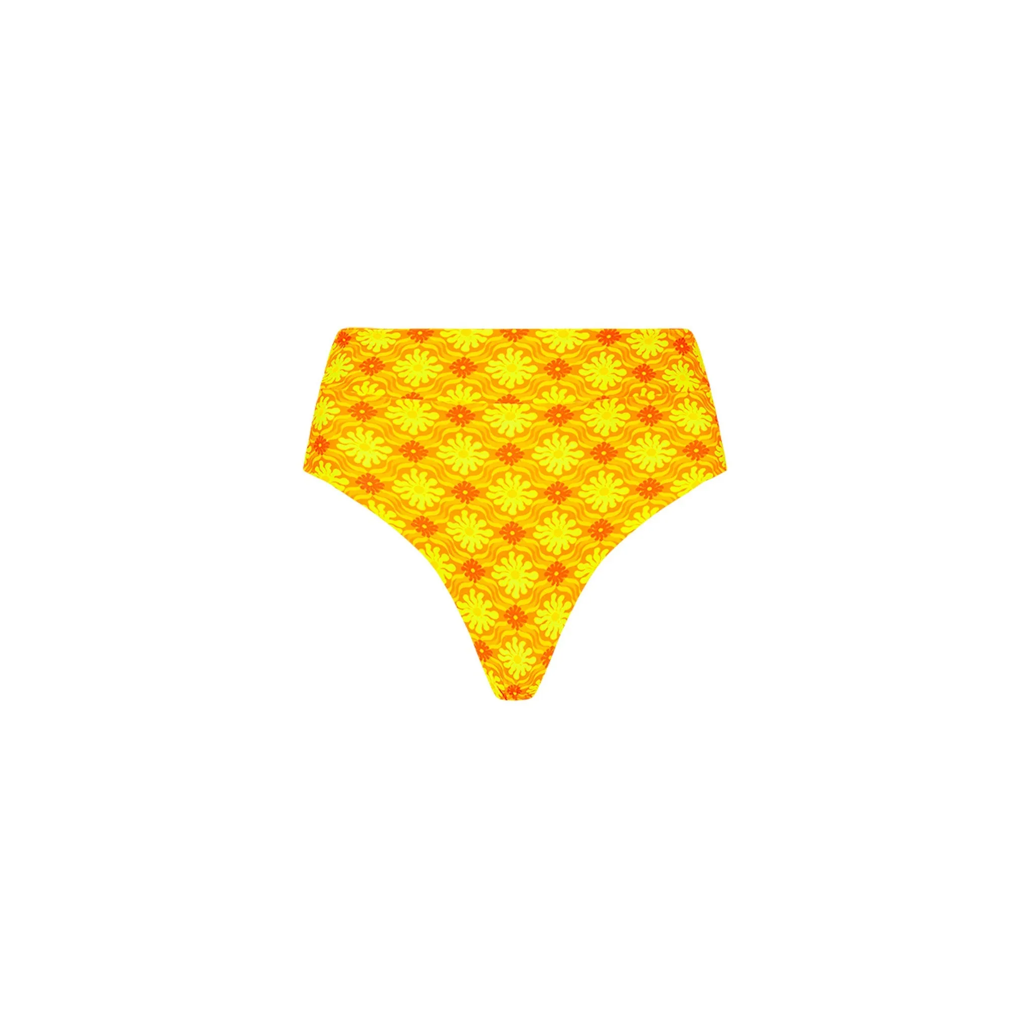 High Hip Cheeky Bikini Bottom - Lemontini sold by Kulani Kinis