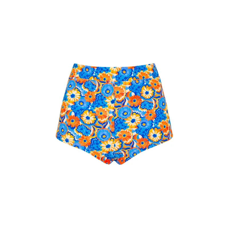 Cheeky Retro Swim Short - Havana Heat sold by Kulani Kinis