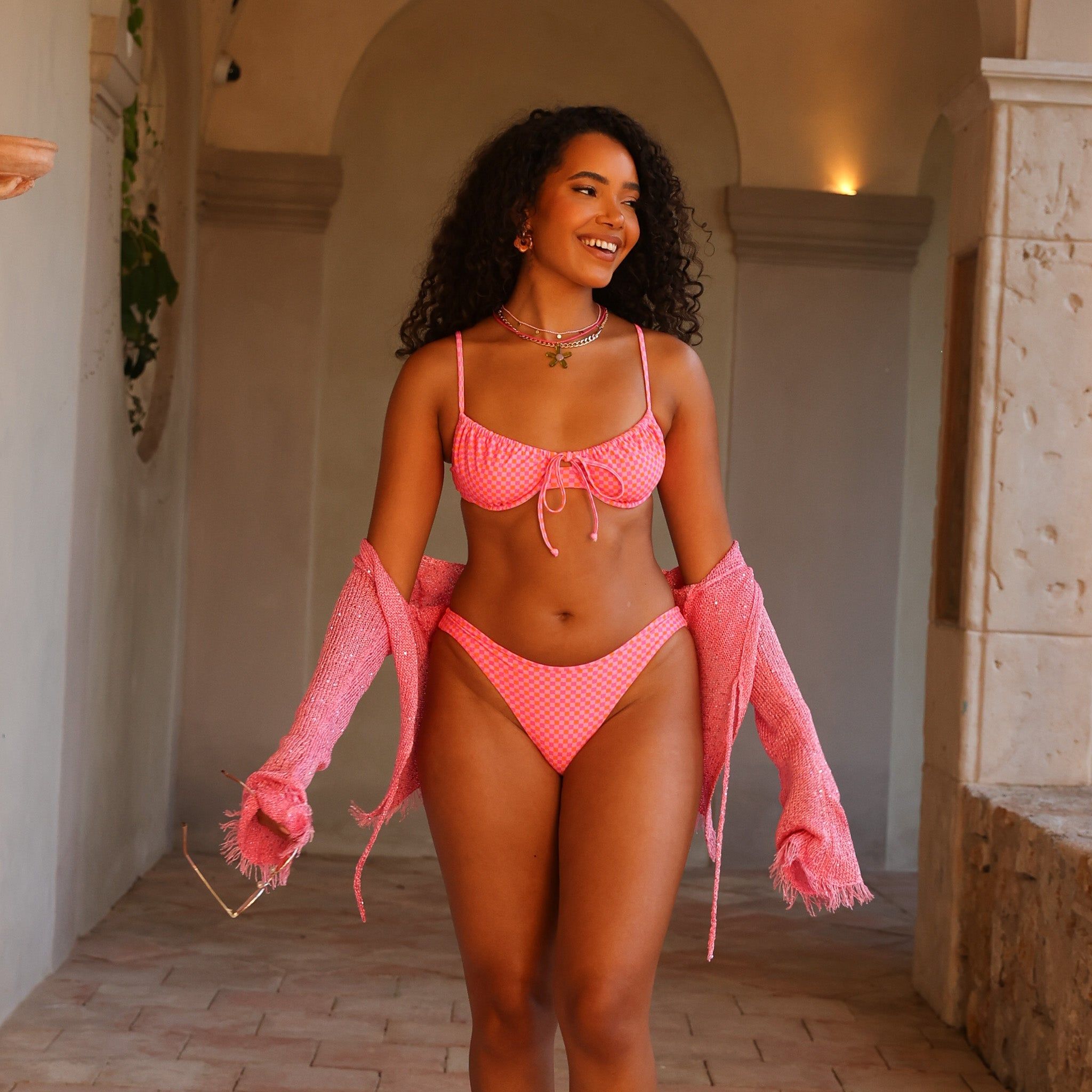 Ruched Underwire Bra Bikini Top - Pinky Promise sold by Kulani Kinis product image thumbnail 2