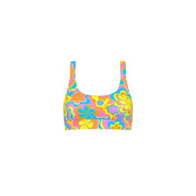 Active Cross Back Crop Top - Lovey Dovey sold by Kulani Kinis