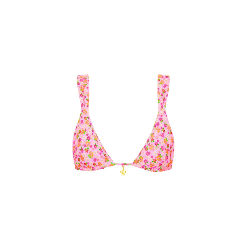 Slide Bralette Bikini Top - Frangipani Fever sold by Kulani Kinis