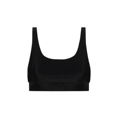 Long Crop Bikini Top - Pitch Black sold by Kulani Kinis