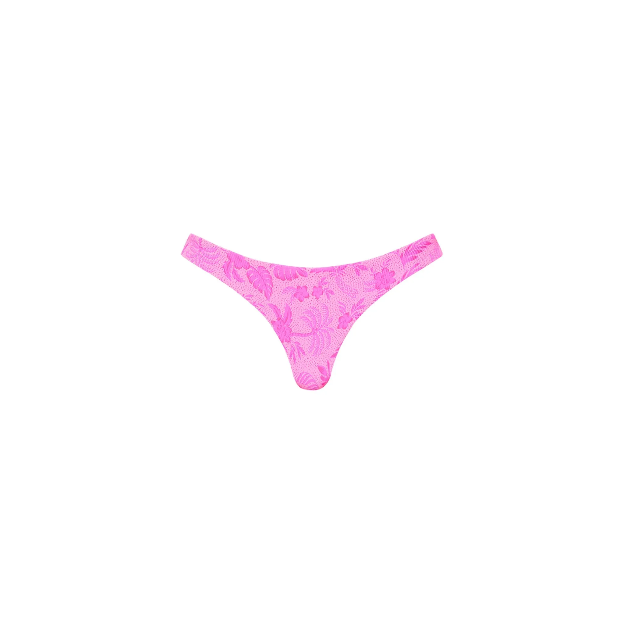 Minimal Full Coverage Bikini Bottom - Fuchsia Fever sold by Kulani Kinis