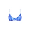 Minimal Tie Back Bikini Top - Caribbean Blues sold by Kulani Kinis