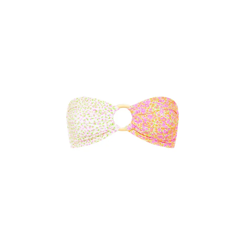 Strapless Bandeau Bikini Top - Champagne Aura sold by Kulani Kinis